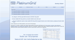 Desktop Screenshot of platinumgrid.com