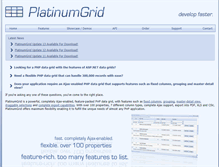 Tablet Screenshot of platinumgrid.com